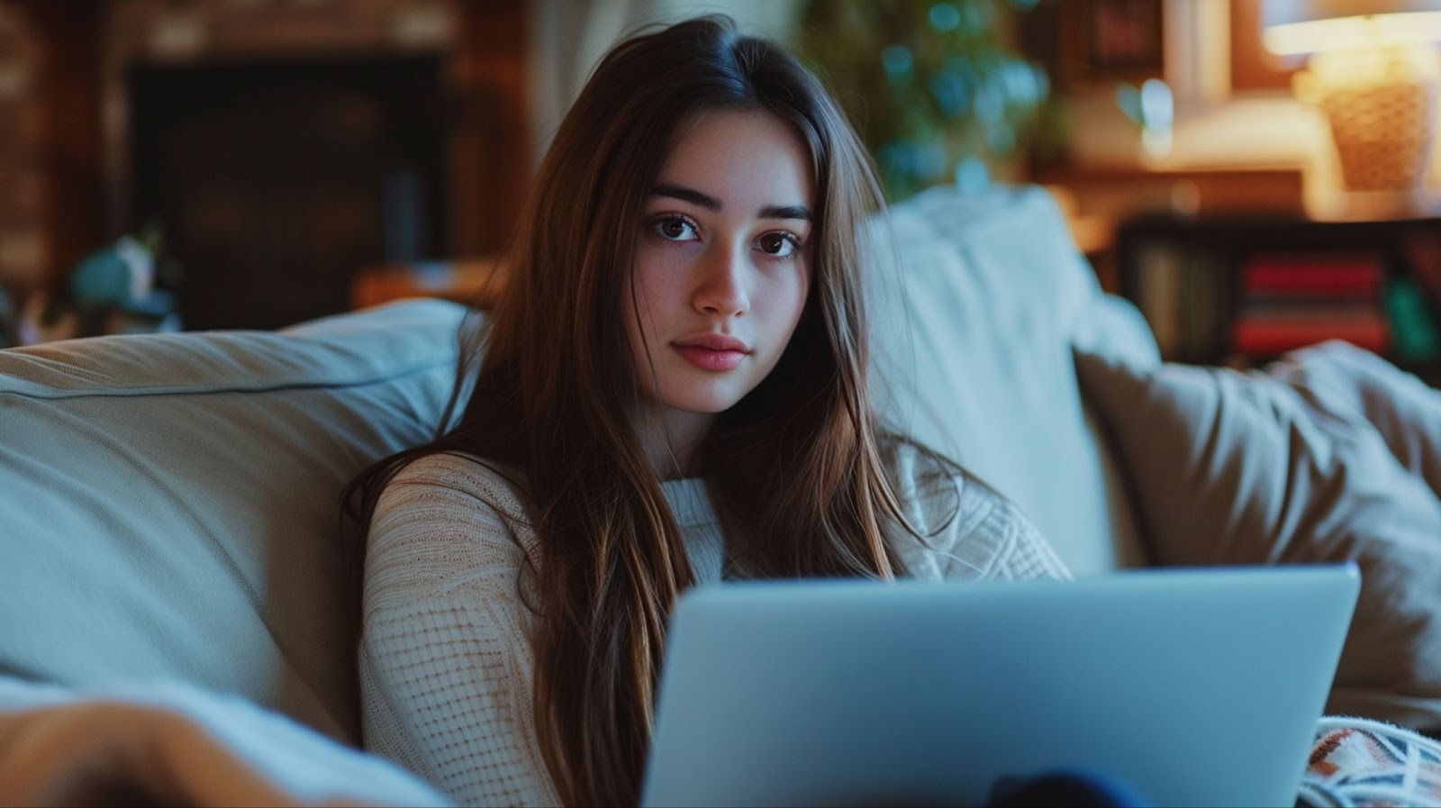 Женщина ищет новые сайты знакомств после ухода Badoo