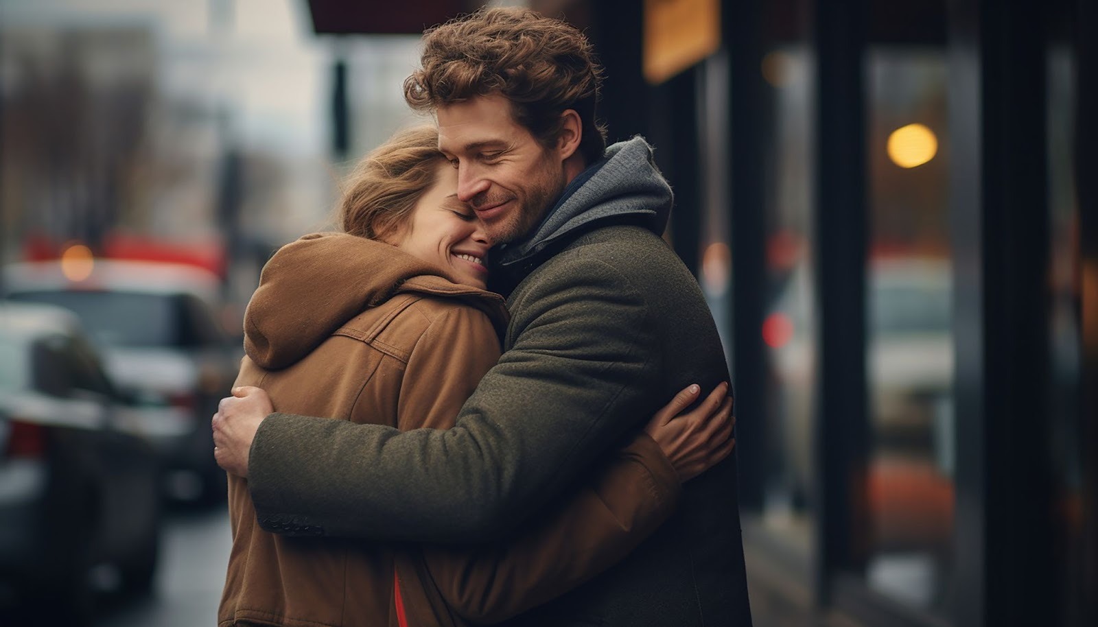 долгожданная встреча парня и девушки